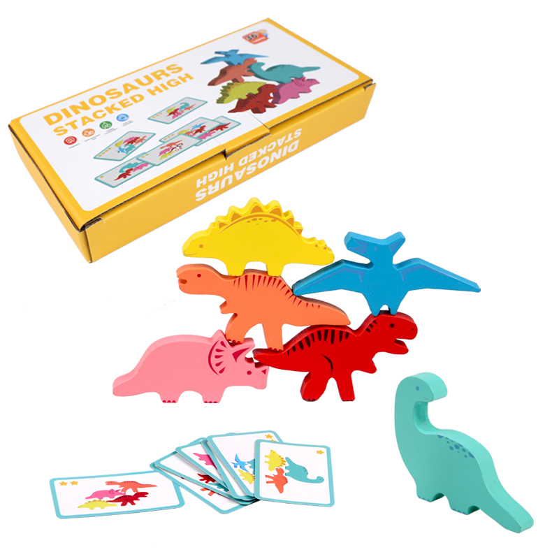 Party Games Kids Indoor - Drewniane klocki do budowania dla dzieci
