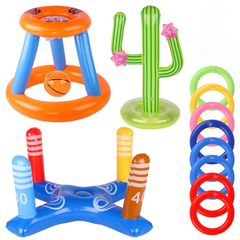 Party Games Kids And Adults - Nadmuchiwana gra w rzucanie kółkiem z