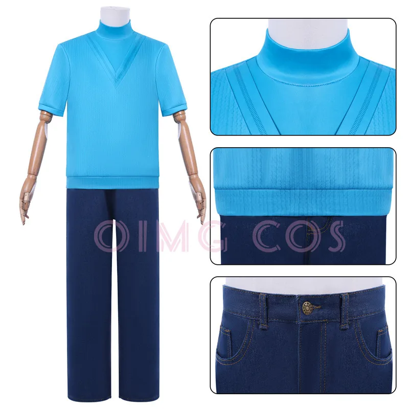 Party Games Minecraft - Strój Steve Cosplay dla dorosłych, uniform