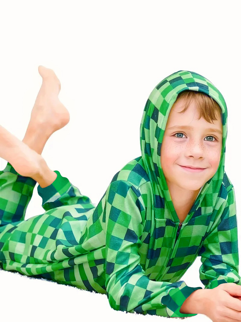 Party Games Minecraft - Kostium pnącej się rośliny Karnawałowy chłopięcy