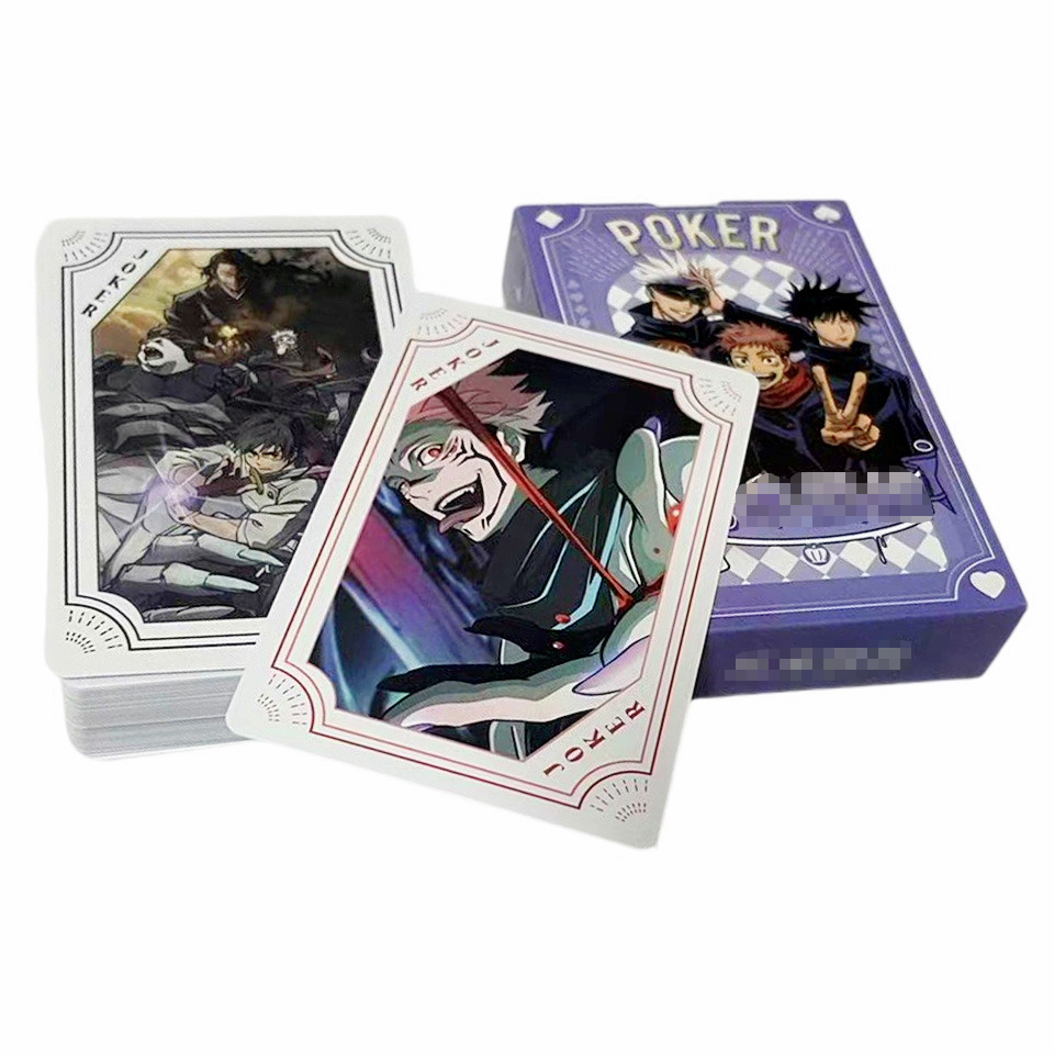 Party Games Kids Indoor - Jujutsu Kaisen Karty do Pokera Gry
