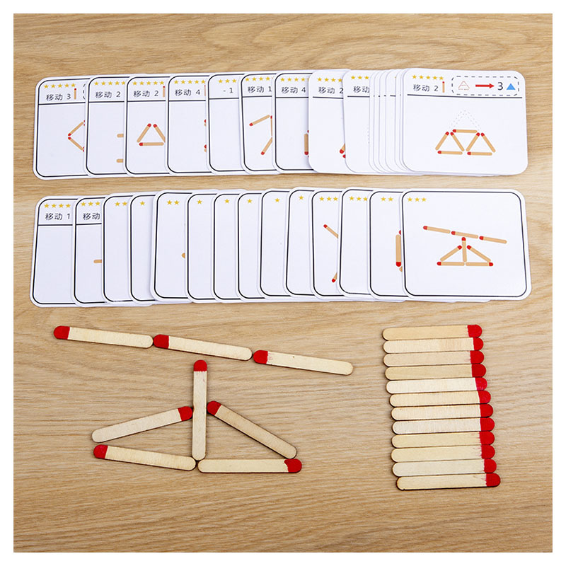 Party Games Kids Indoor - Montessori dopasowuje puzzle gra drewniane zabawki