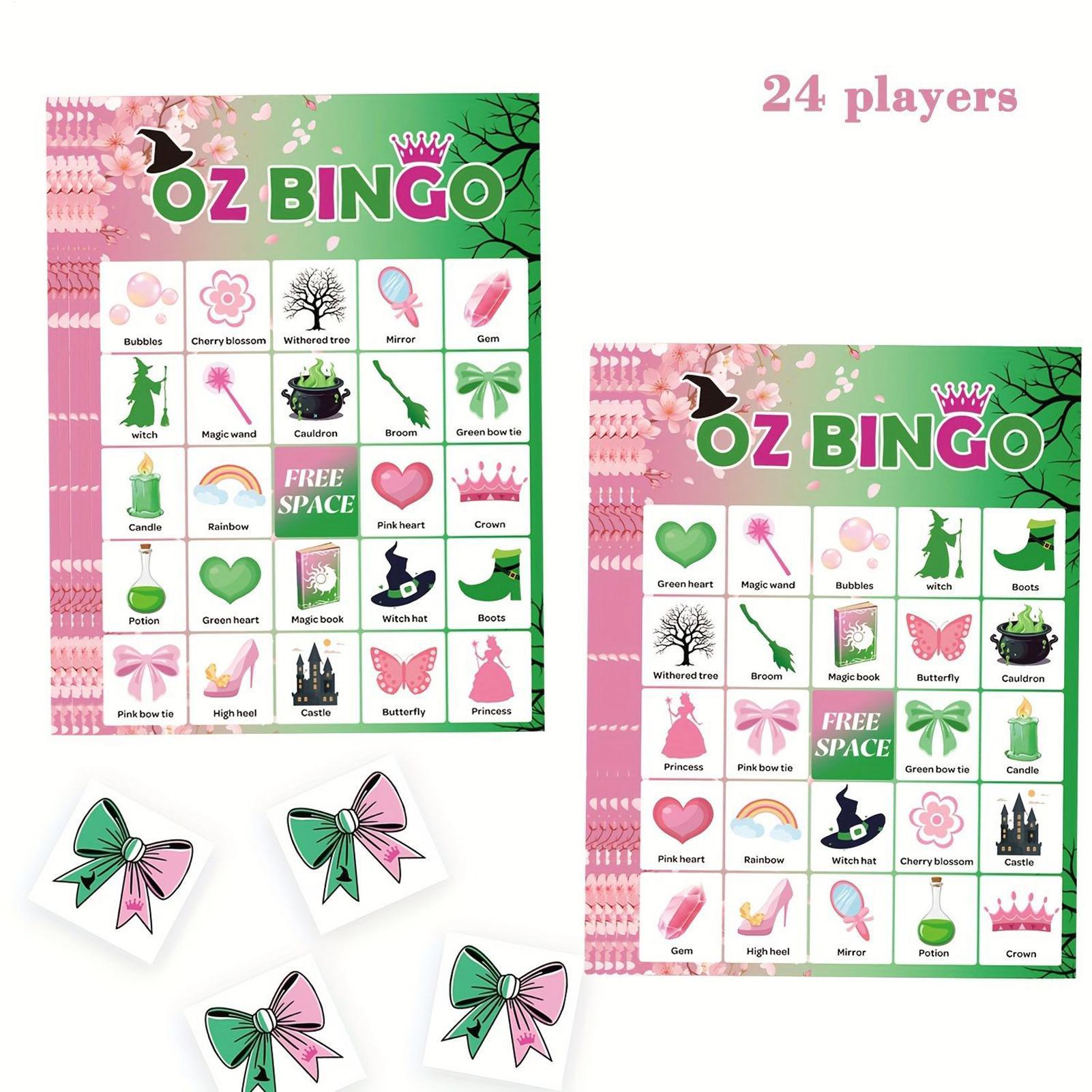 Party Games Kids And Adults - Gra Bingo na Halloween dla dzieci