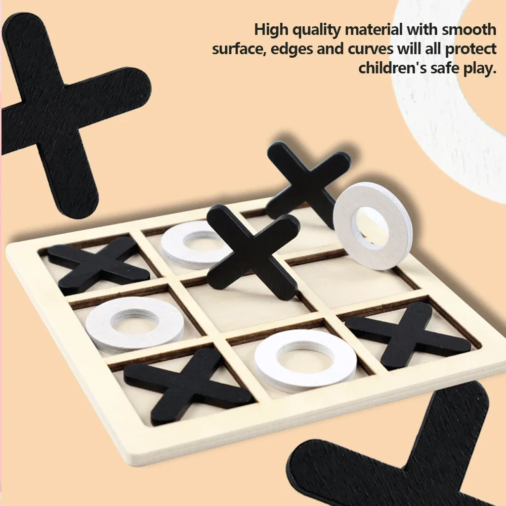 Drewniana gra XO Tic Tac Toe M – Party Games Kids Indoor recenzja i cena