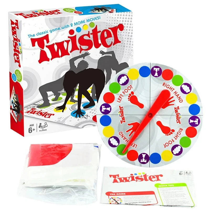 Gra rodzinna Twister Gry Kryte – Party Games Indoor For 6 12 Year Olds recenzja i cena