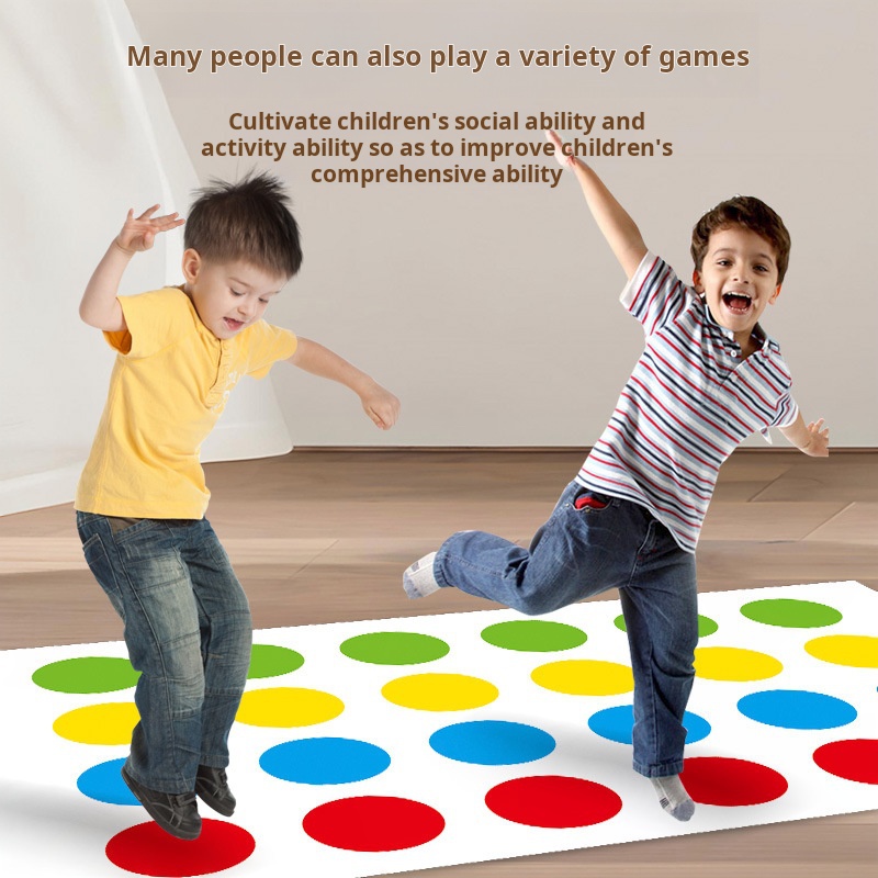Gra rodzinna Twister Gry Kryte – Party Games Indoor For 6 12 Year Olds recenzja i cena