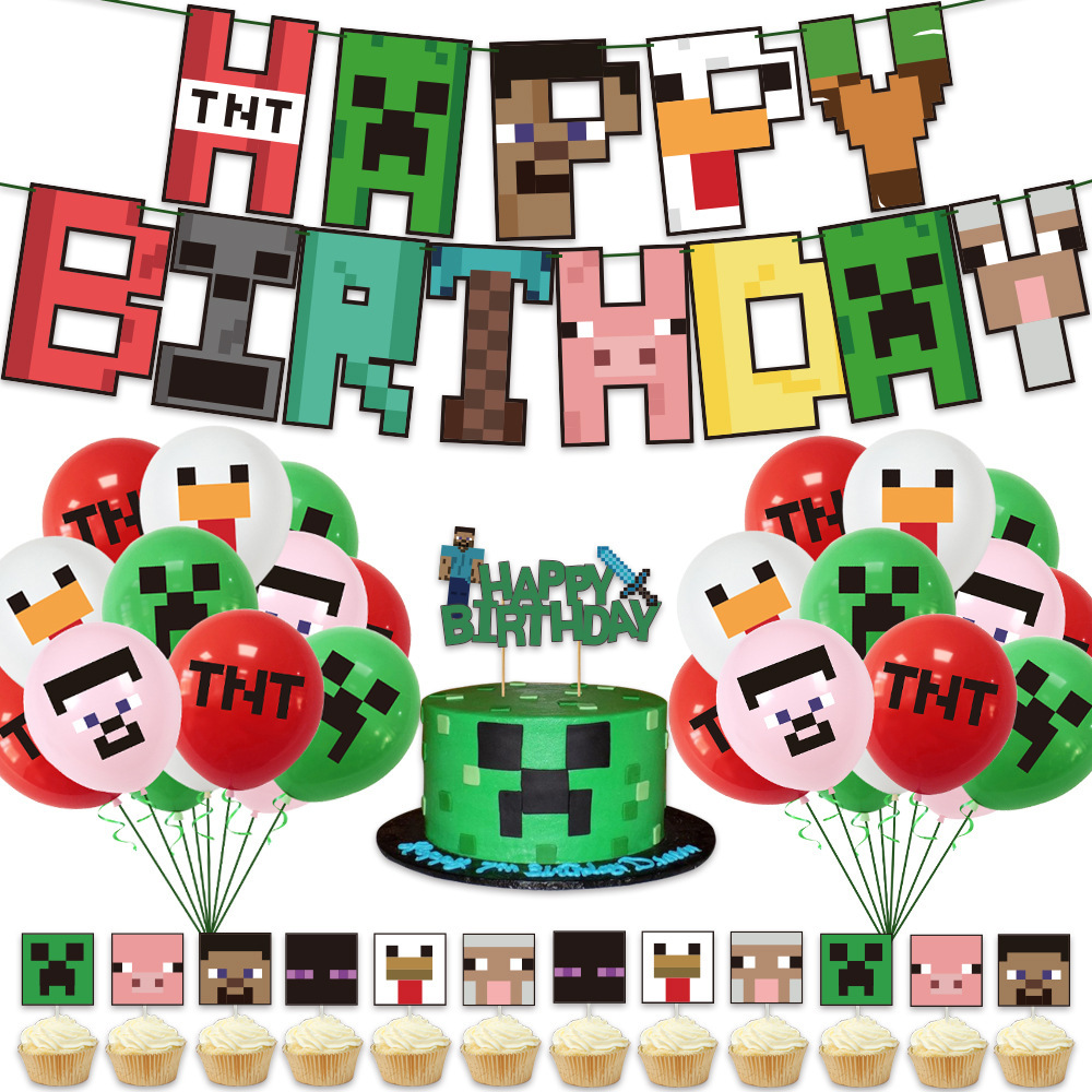   38 sztuk w zestawie: Dekor – Party Games Minecraft recenzja i cena