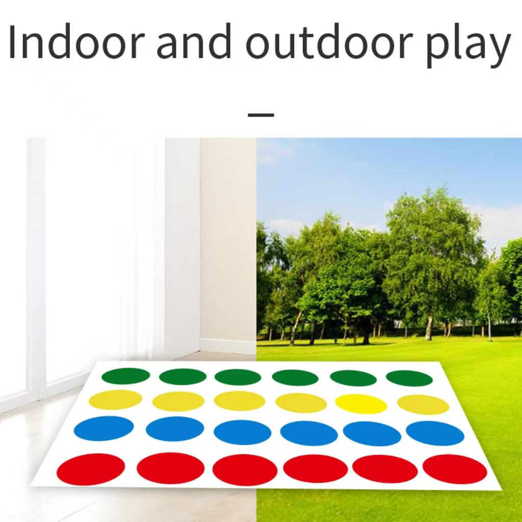 Rodzinna gra Twister, zabawki  – Party Games Indoor For 6 12 Year Olds recenzja i cena