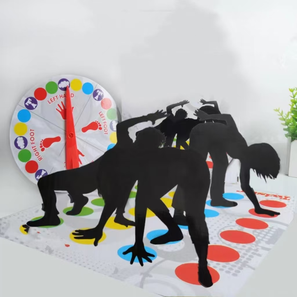 Rodzinna gra Twister, zabawki  – Party Games Indoor For 6 12 Year Olds recenzja i cena