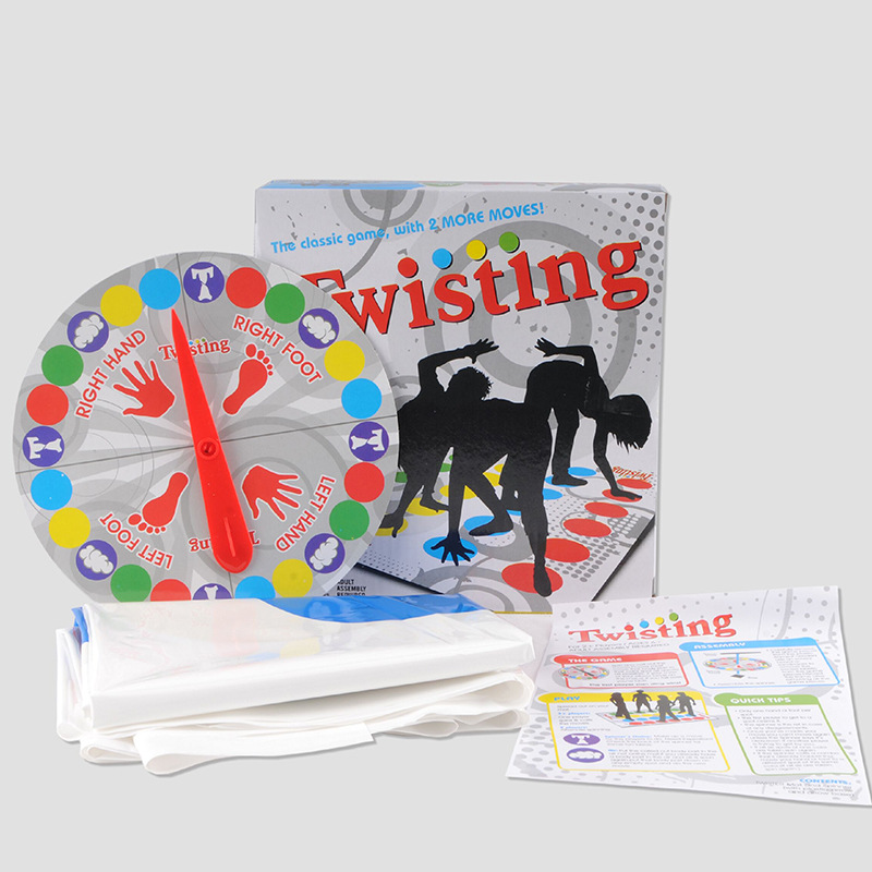 Rodzinna gra Twister, zabawki  – Party Games Indoor For 6 12 Year Olds recenzja i cena