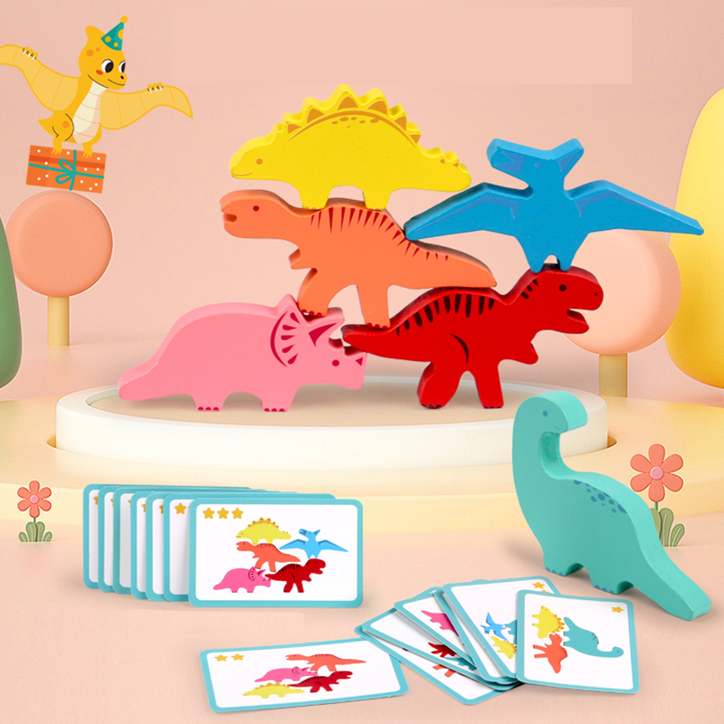 Drewniane klocki do budowania  – Party Games Kids Indoor recenzja i cena
