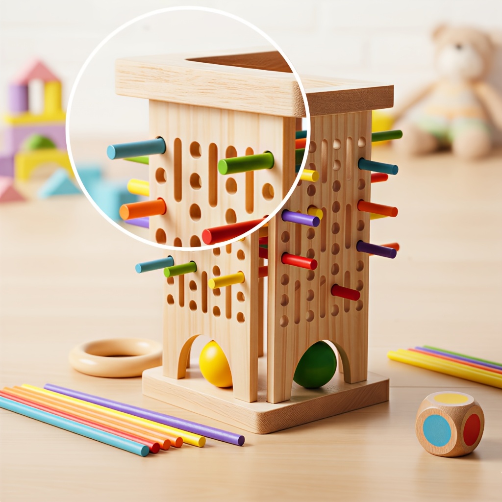 Montessori Drewniane Gra Plans – Party Games Kids Indoor recenzja i cena