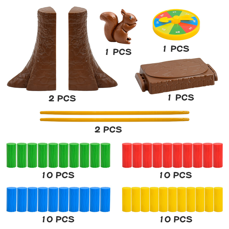 Gra w równowagę z wiewiórkami, – Party Games Kids Indoor recenzja i cena