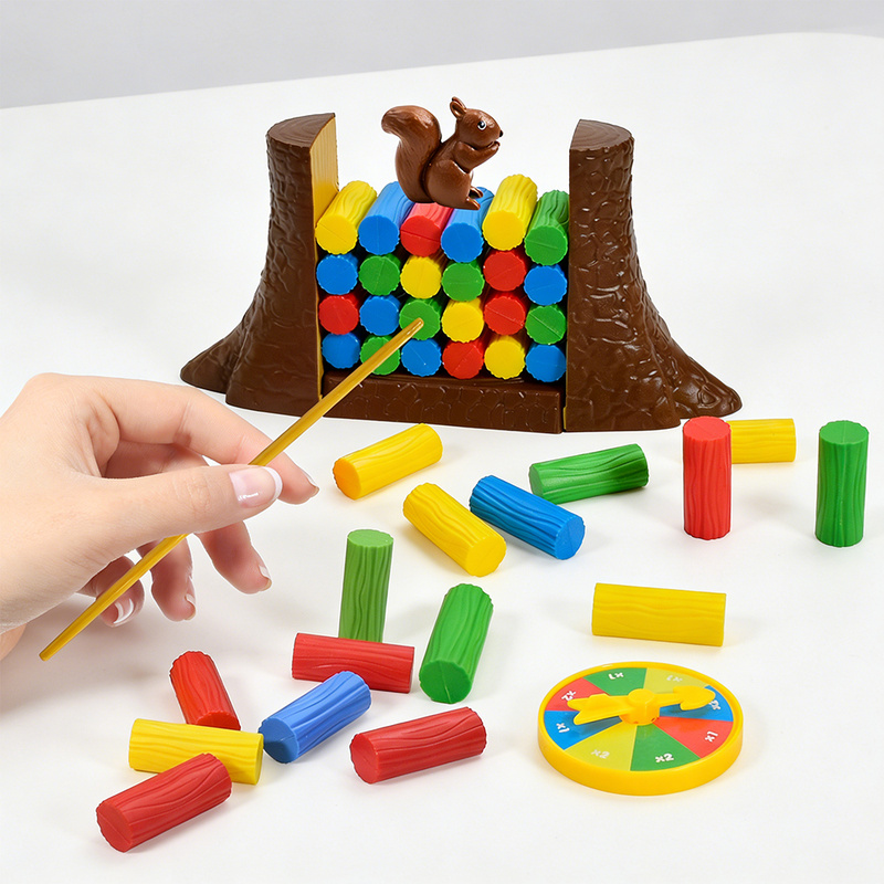 Gra w równowagę z wiewiórkami, – Party Games Kids Indoor recenzja i cena